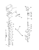 Motor and ice container parts