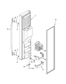 Freezer door parts