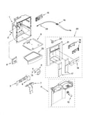 Dispenser front parts