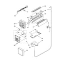 Whirlpool GF6NFEXRB00 icemaker parts, optional parts diagram