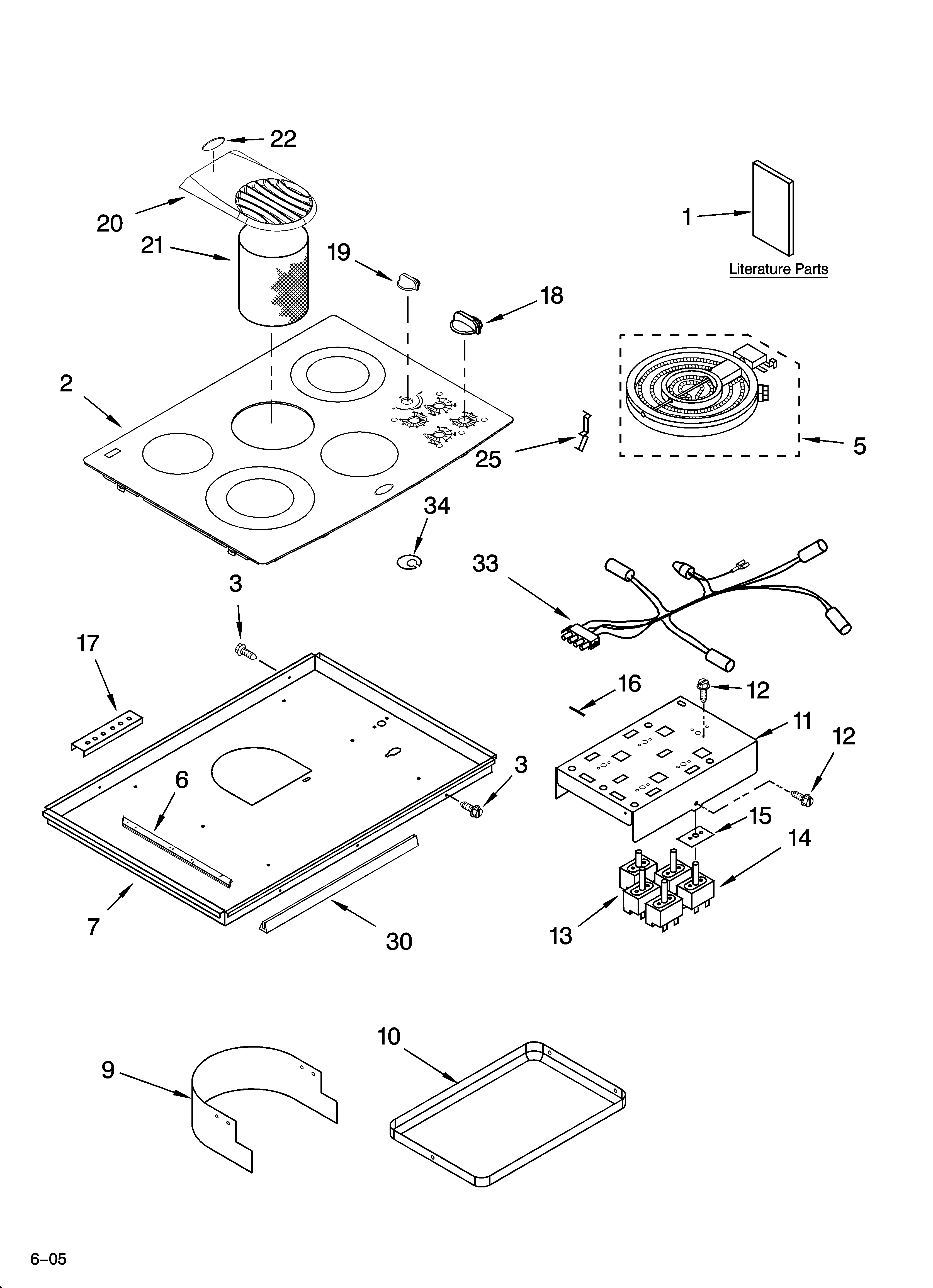 COOKTOP PARTS