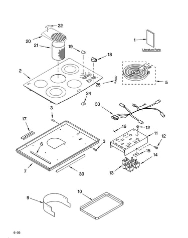 Cooktop parts