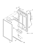 Refrigerator door parts