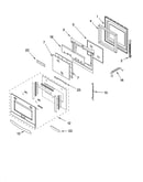 Oven door parts