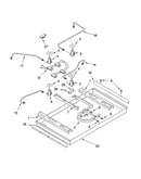 Burner box, gas valves, and switches, optional parts