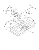 Burner box, gas valves, and switches, optional parts
