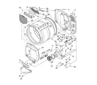 Whirlpool LGQ8611PG2 bulkhead parts diagram