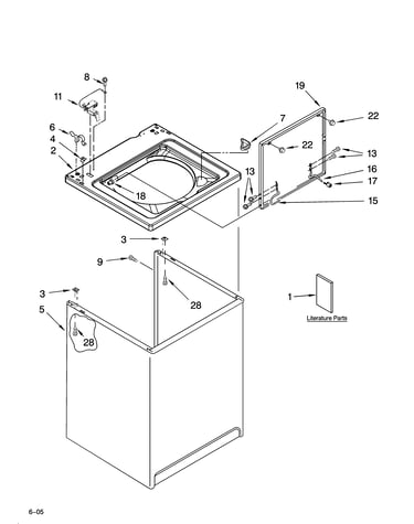 Top and cabinet parts