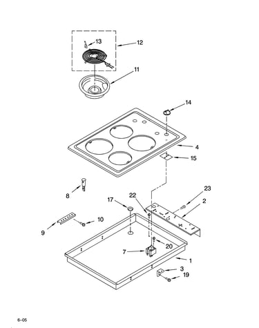 Cooktop parts