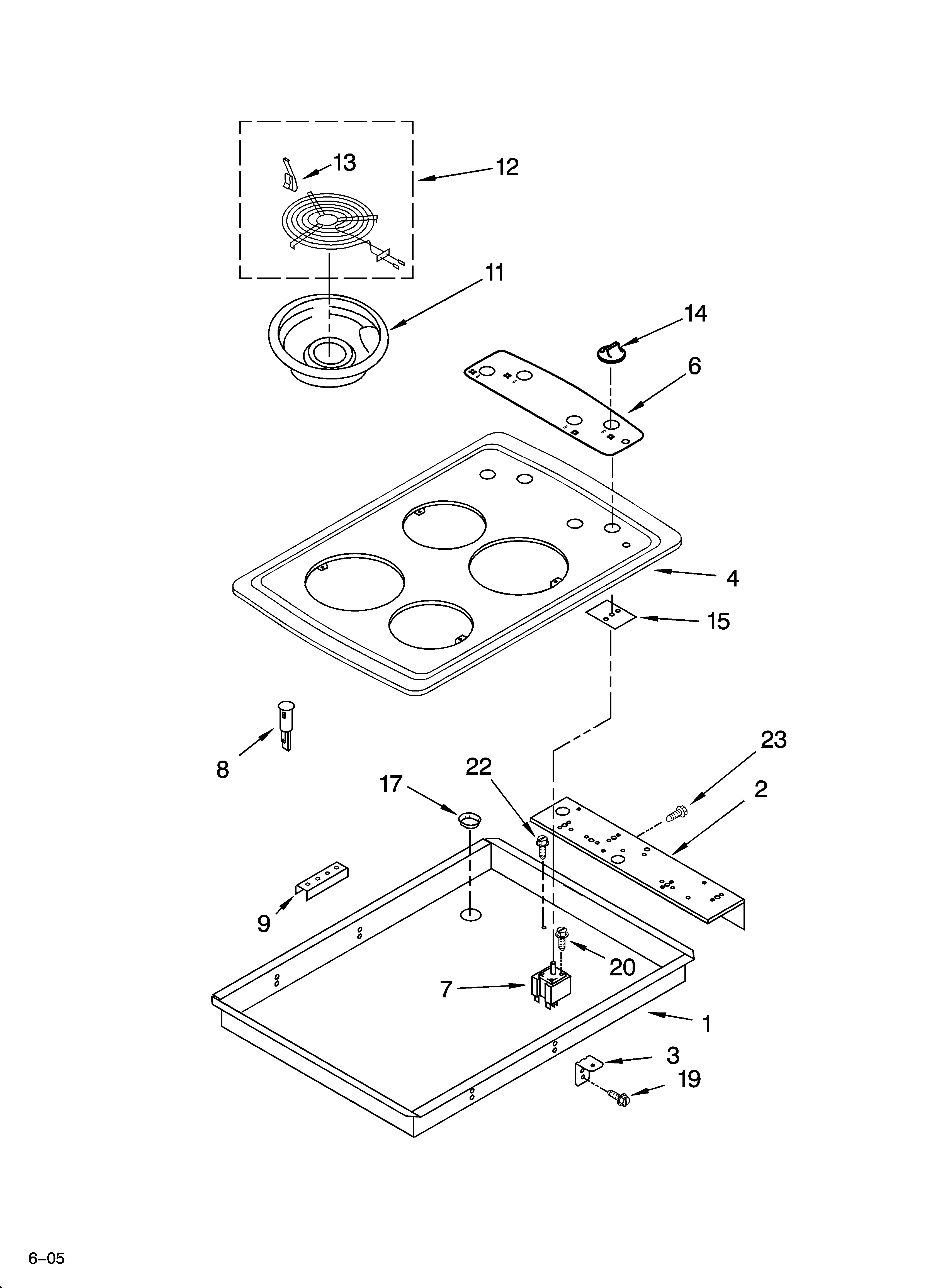 Cooktop parts