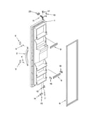 Freezer door parts