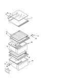 Refrigerator shelf parts