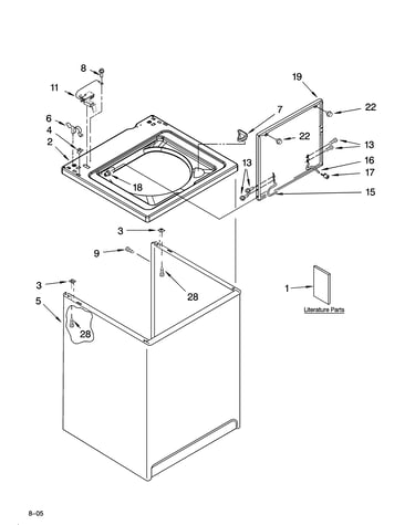 Top and cabinet parts