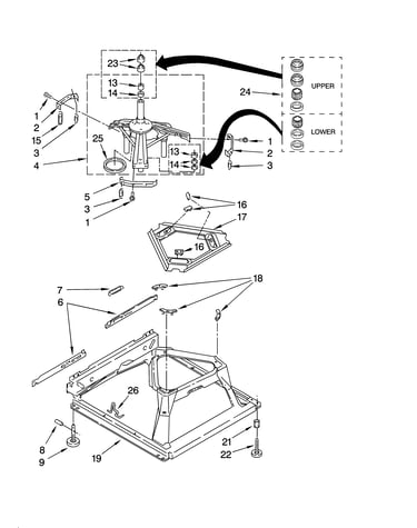 Machine base parts