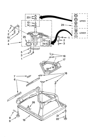 Machine base parts