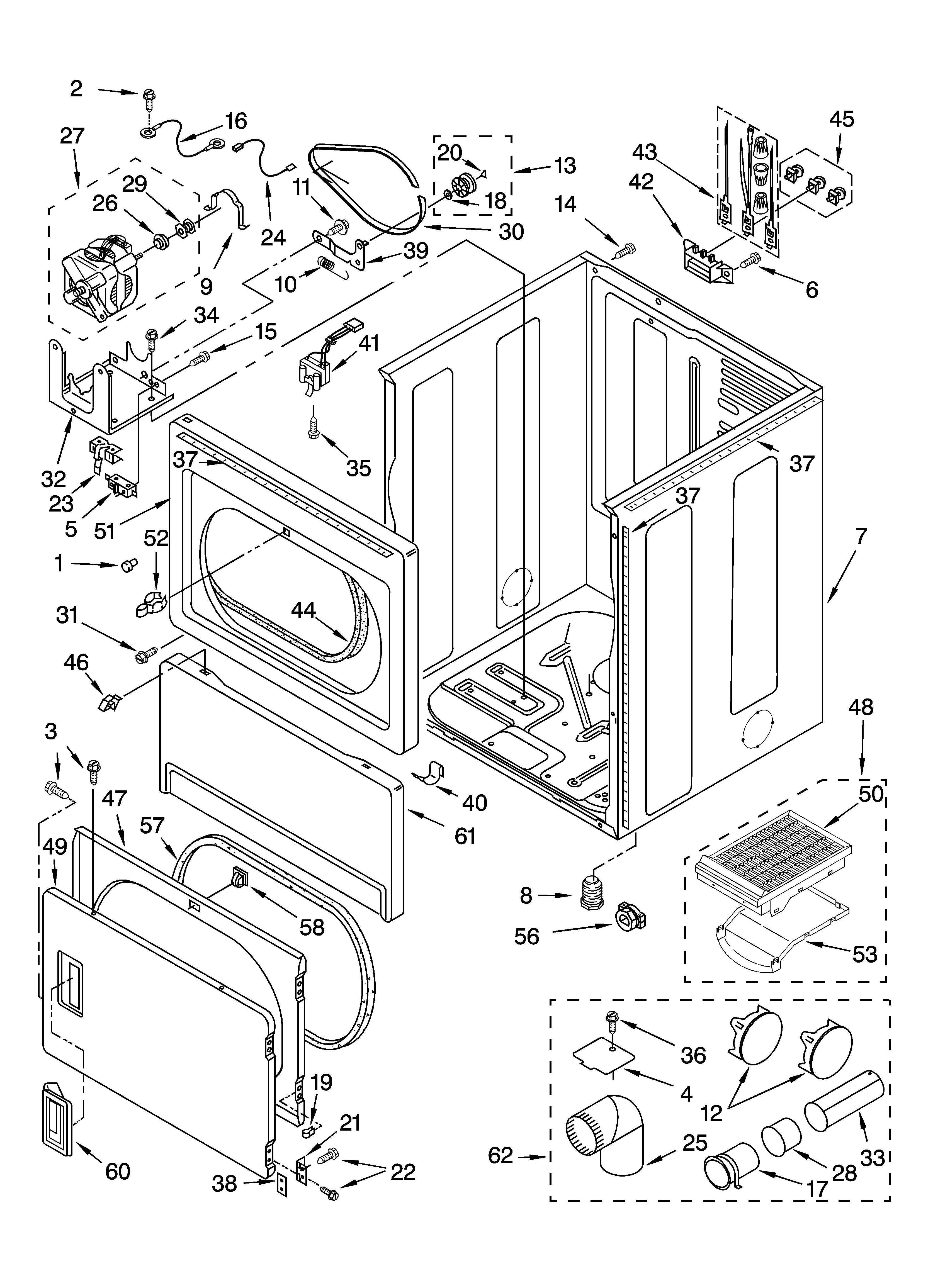 Cabinet parts