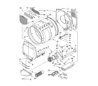 Whirlpool 3RLEQ8000KQ4 bulkhead parts, optional parts (not included) diagram