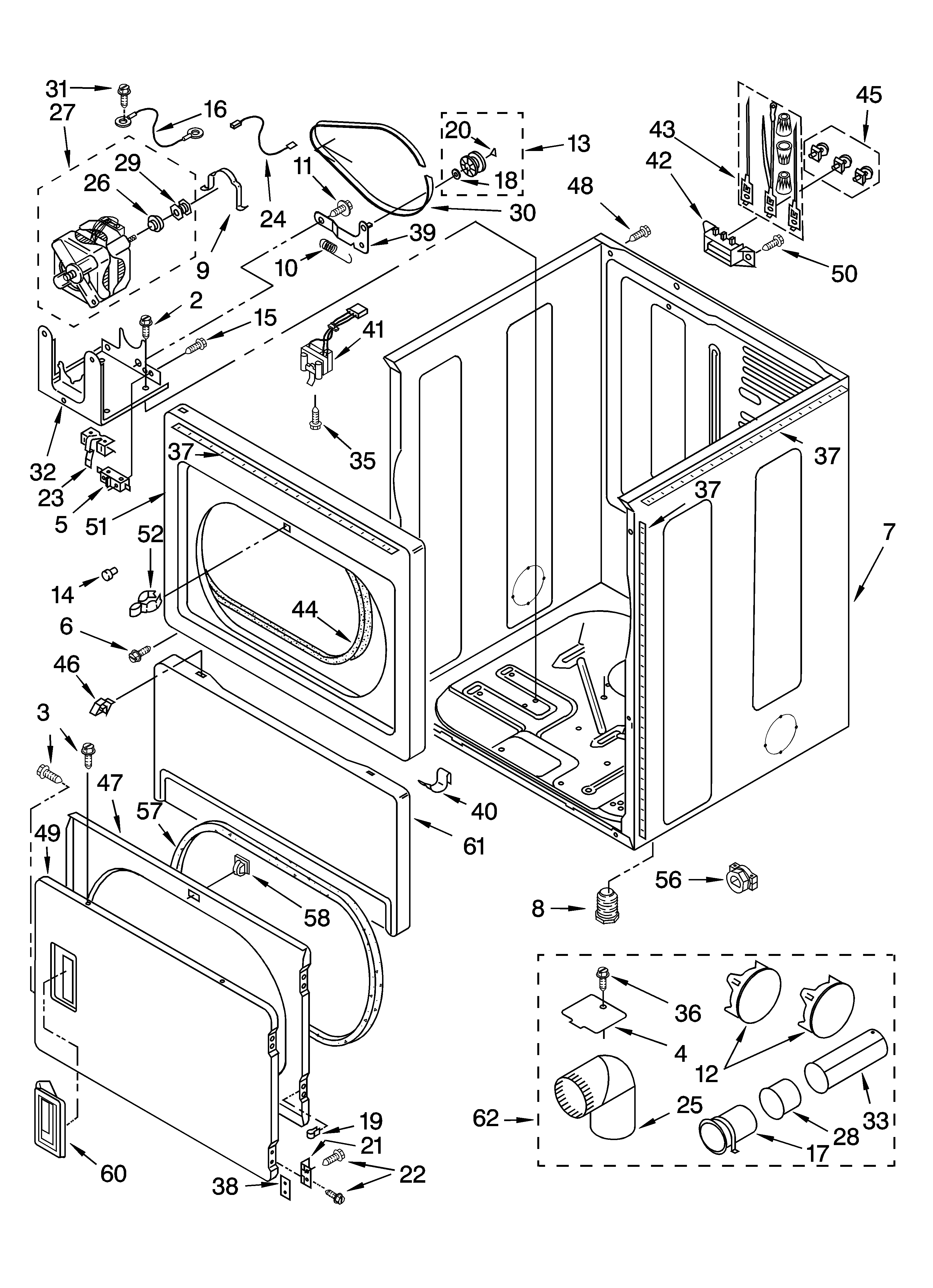 Cabinet parts