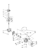Brake, clutch, gearcase, motor and pump parts