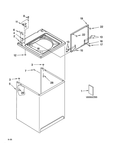 Top and cabinet parts