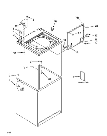 Top and cabinet parts