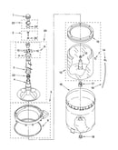 Agitator, basket and tub parts
