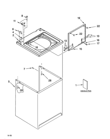 Top and cabinet parts