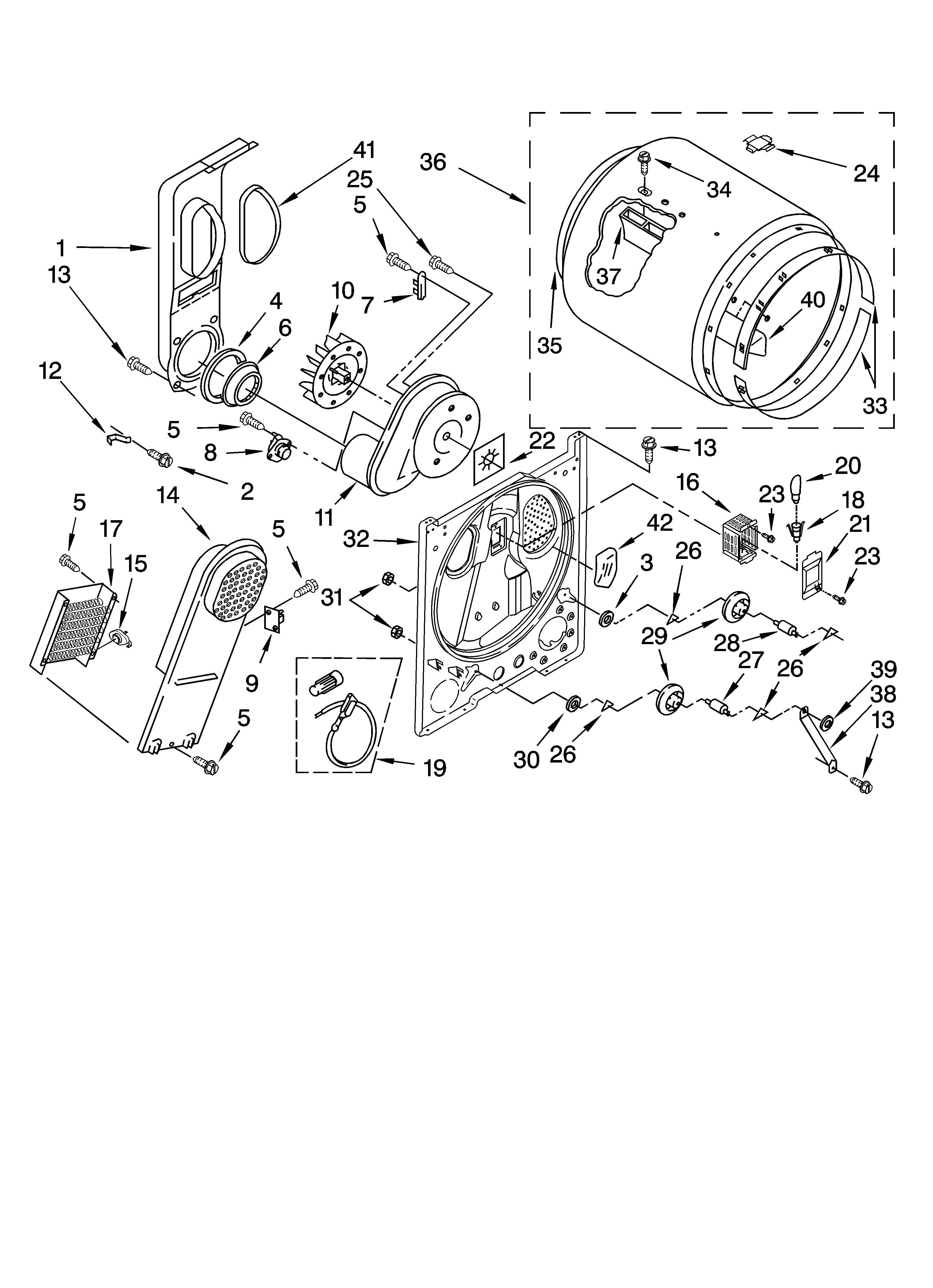 Bulkhead parts, optional parts (not included)