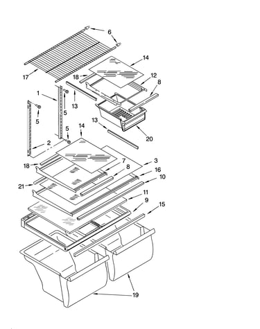 Shelf parts