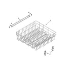 Upper rack and track parts