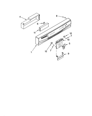 Control panel parts
