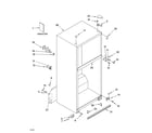 Whirlpool ET8MHMXRQ00 cabinet parts diagram