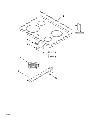 Cooktop parts