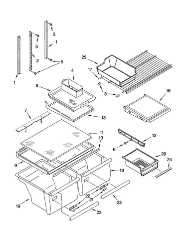 Shelf parts