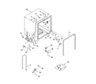 Whirlpool GU2548XTPS6 tub and frame parts diagram