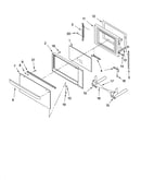 Microwave door parts, optional parts