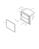Freezer door parts
