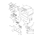 KitchenAid KBRA22KRSS00 freezer liner parts diagram