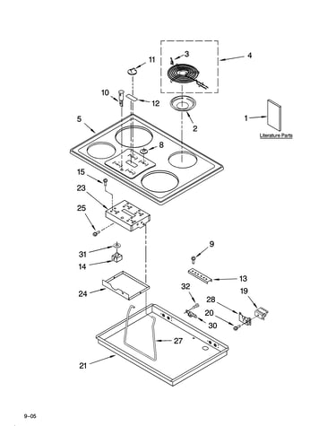 Cooktop parts