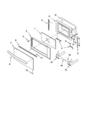 Microwave door parts, optional parts