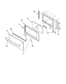 Microwave door parts, optional parts (not included)