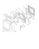 Oven door parts