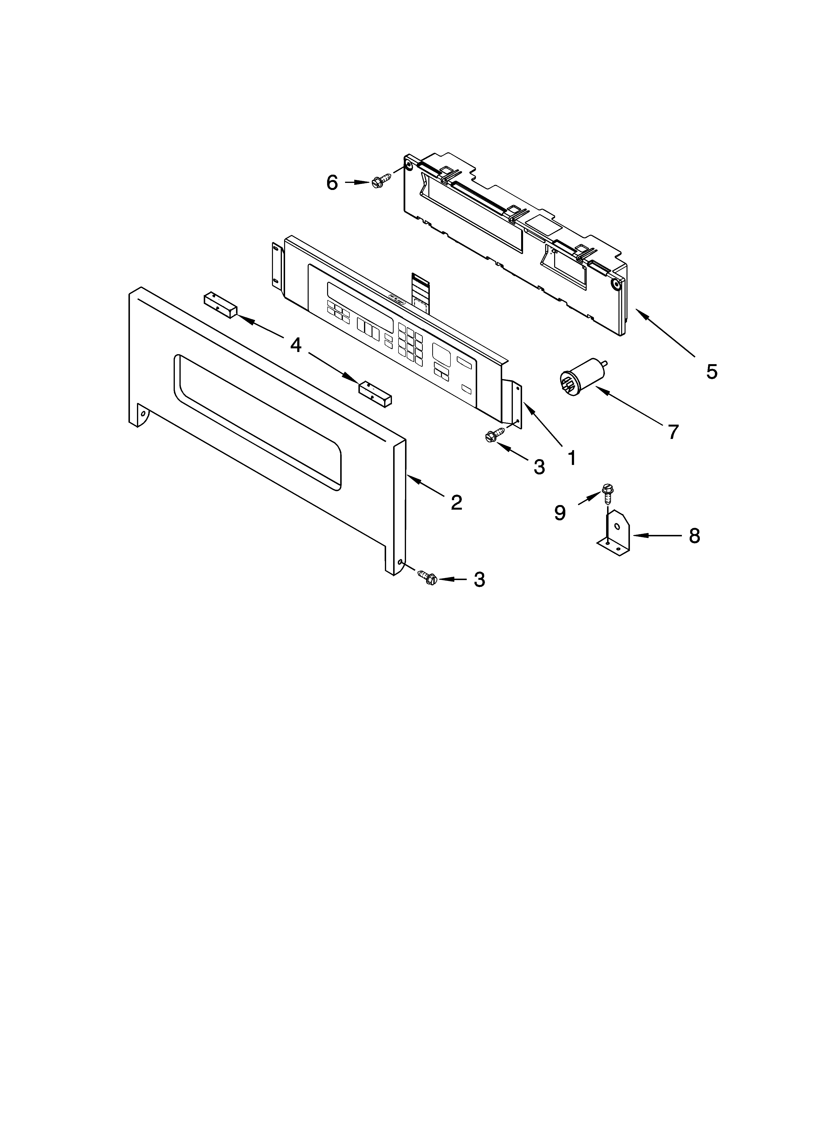 Control panel parts