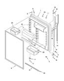 Refrigerator door parts