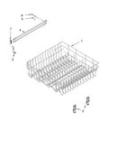Upper rack and track parts