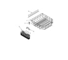 KitchenAid KUDI02FRWH0 lower rack parts, optional parts (not included) diagram