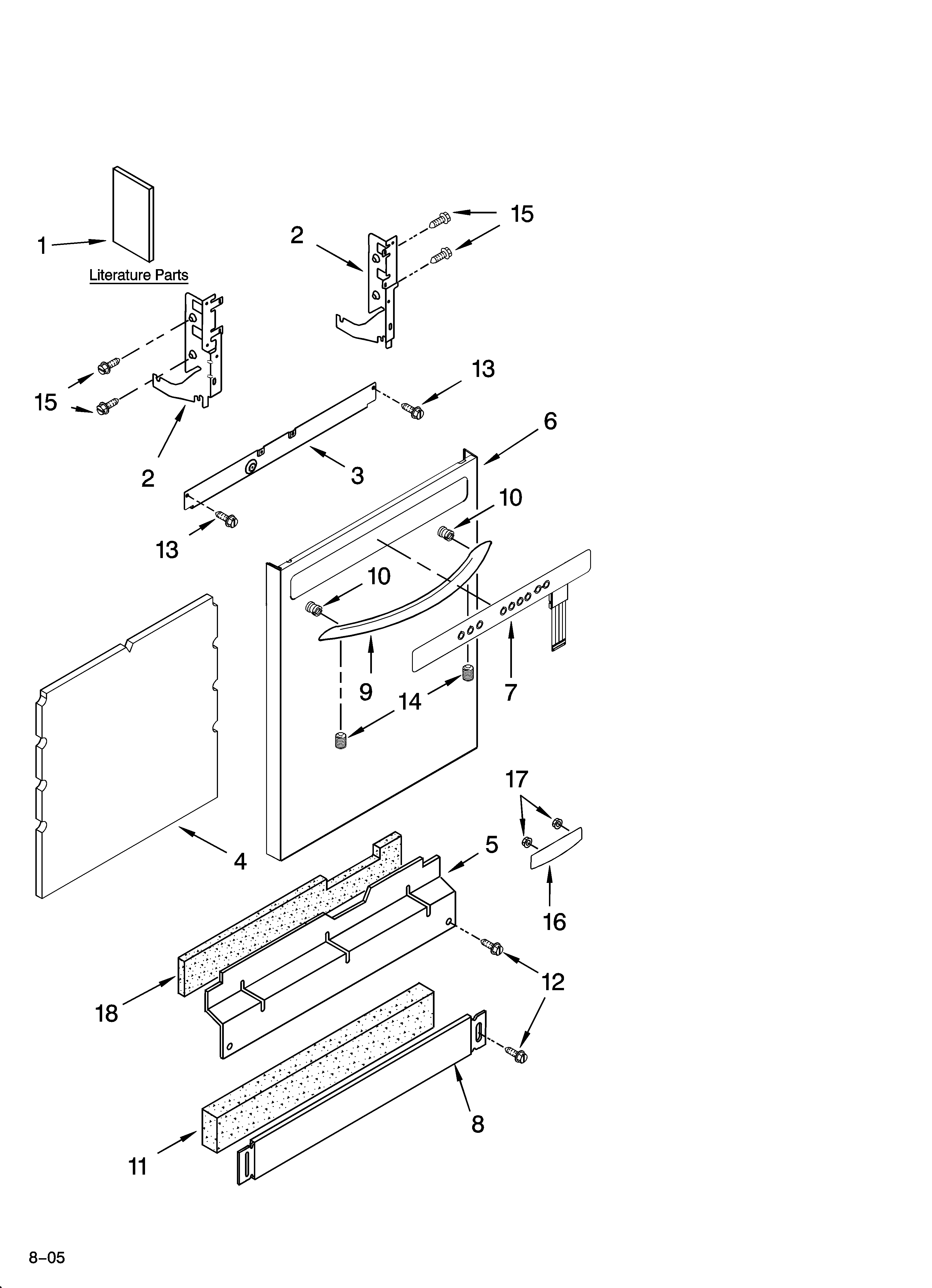 Door and panel parts