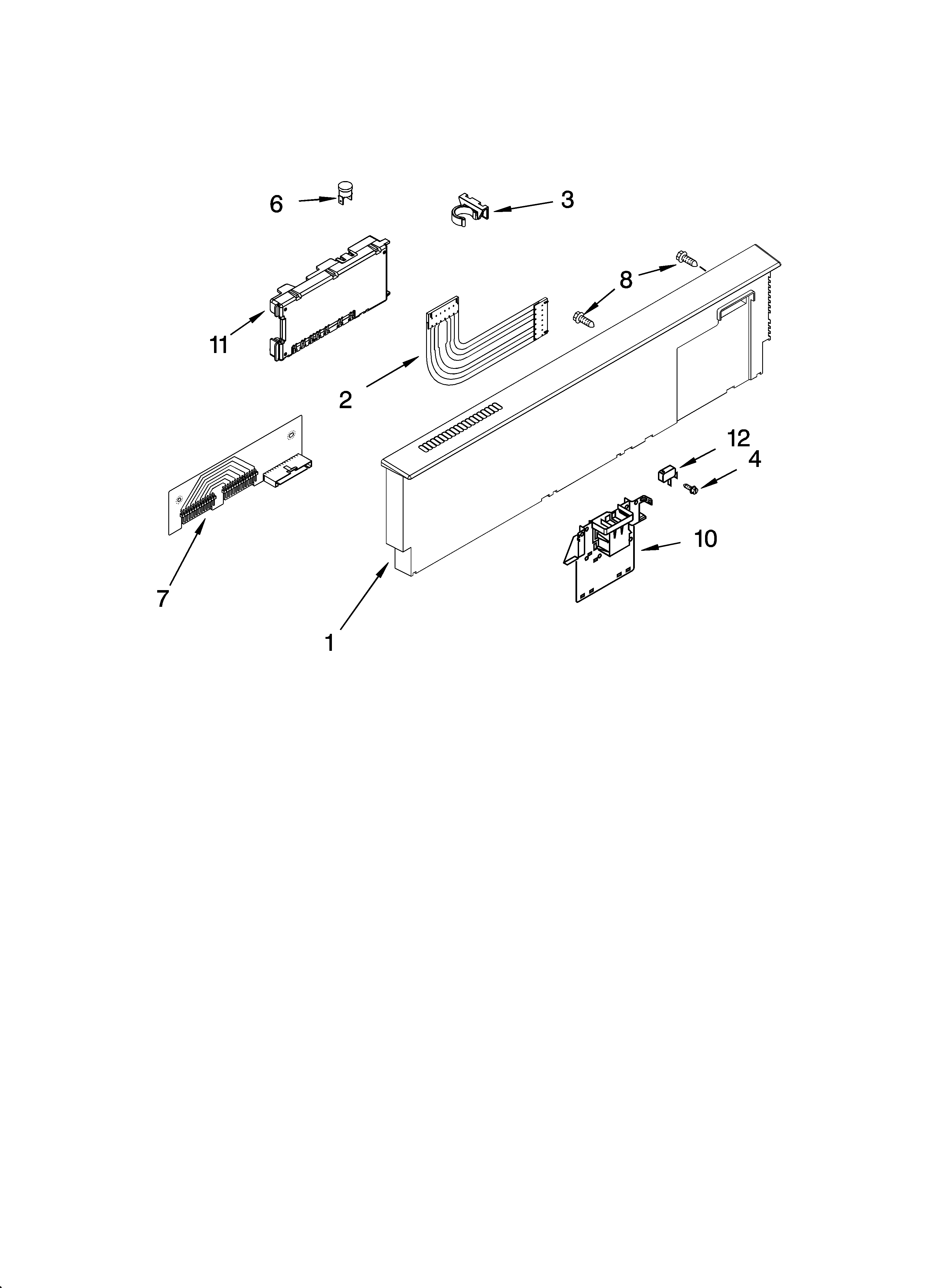 Control panel parts