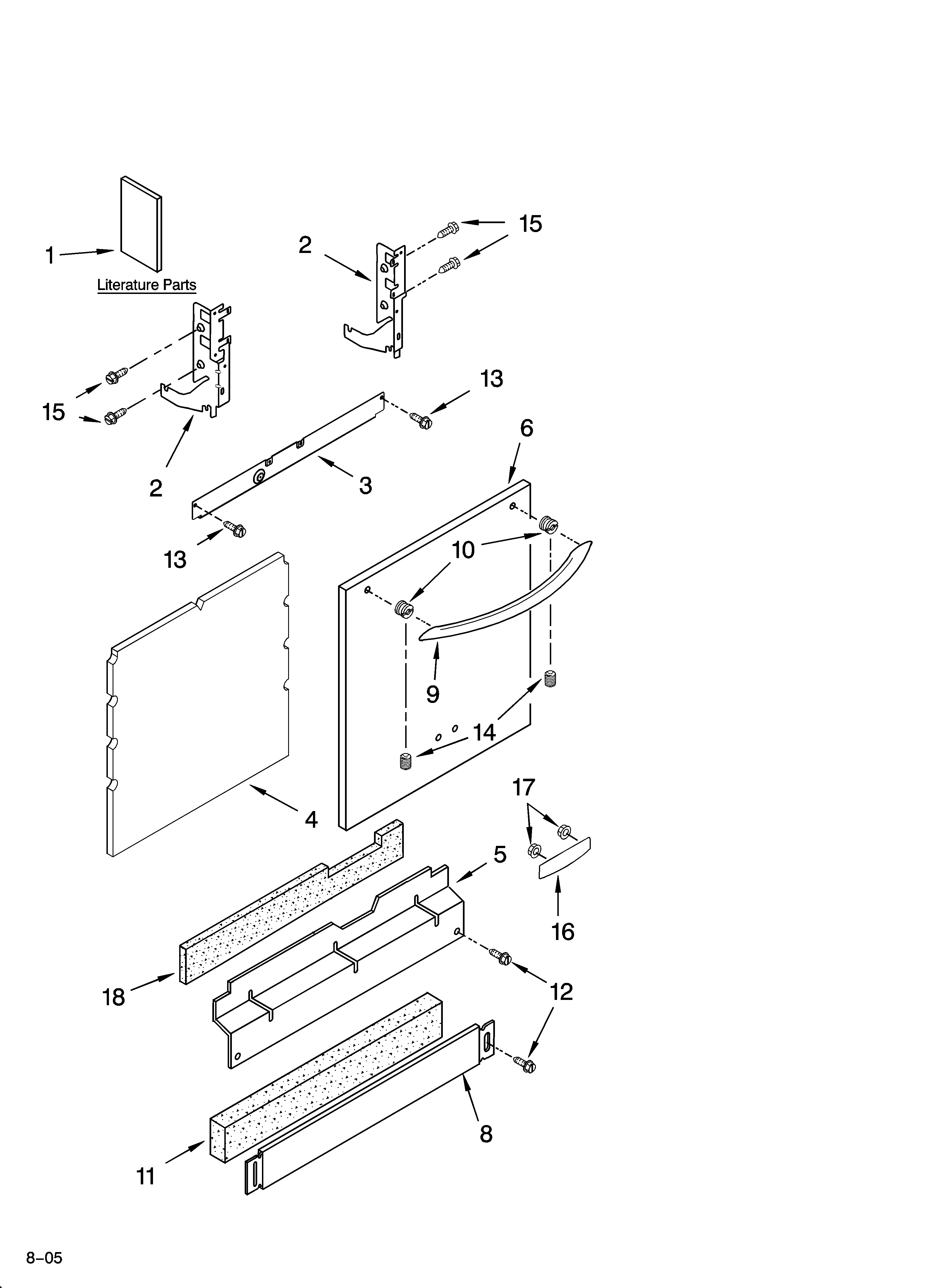 Door and panel parts