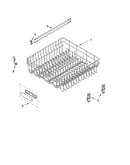 Upper rack and track parts